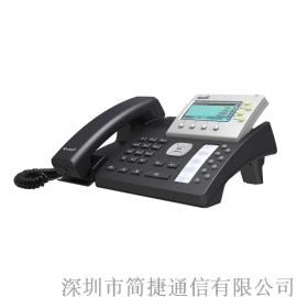 深简捷AT840P/AT840前台4线SIP话机POE供电调度型IP网络电话机