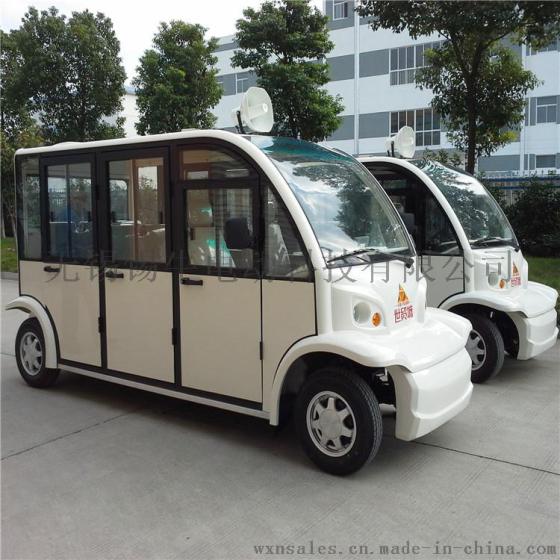 安徽芜湖6座封闭式电动观光车，校园巡逻参观车，酒店接送摆车